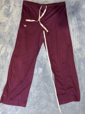 Plum Med Couture Scrub Pants with Drawstring
